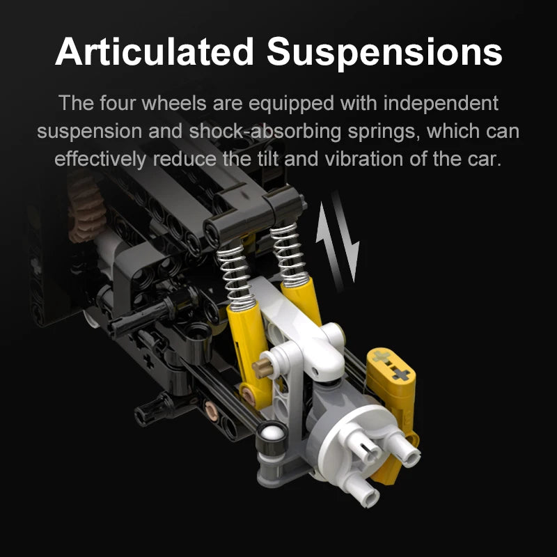 CaDA 3187PCS Remote Control Drift Racing Car Building Blocks Set