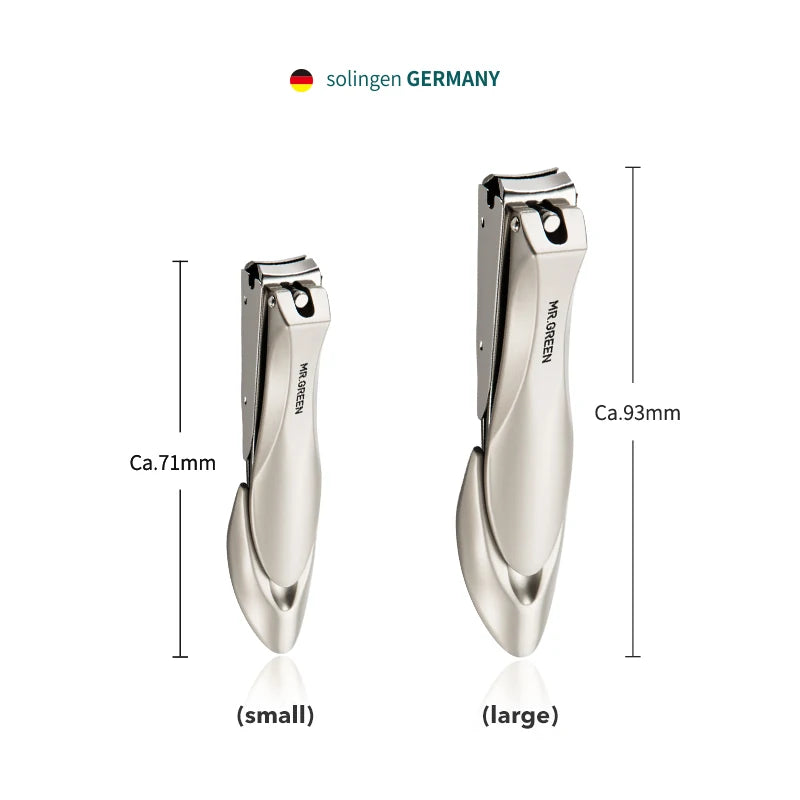 MR.GREEN Ergonomic Anti-Splash Nail Clippers – Ultimate Manicure Tool