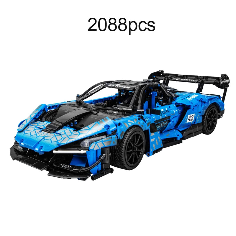 Cada 2088pcs Remote Control Sports Racing Car Building Blocks Toy