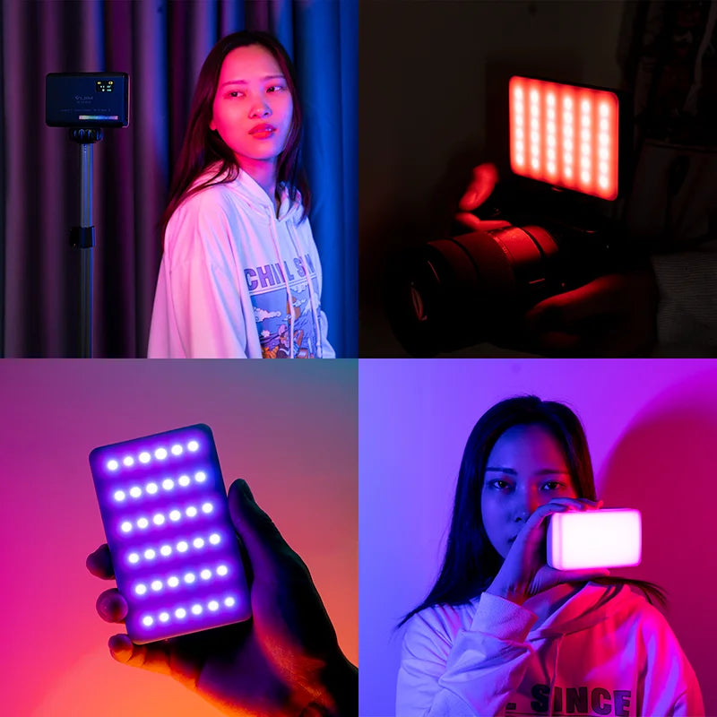 Ulanzi VL120 RGB Mini Video Light - 3100mAh Portable Photography Tool