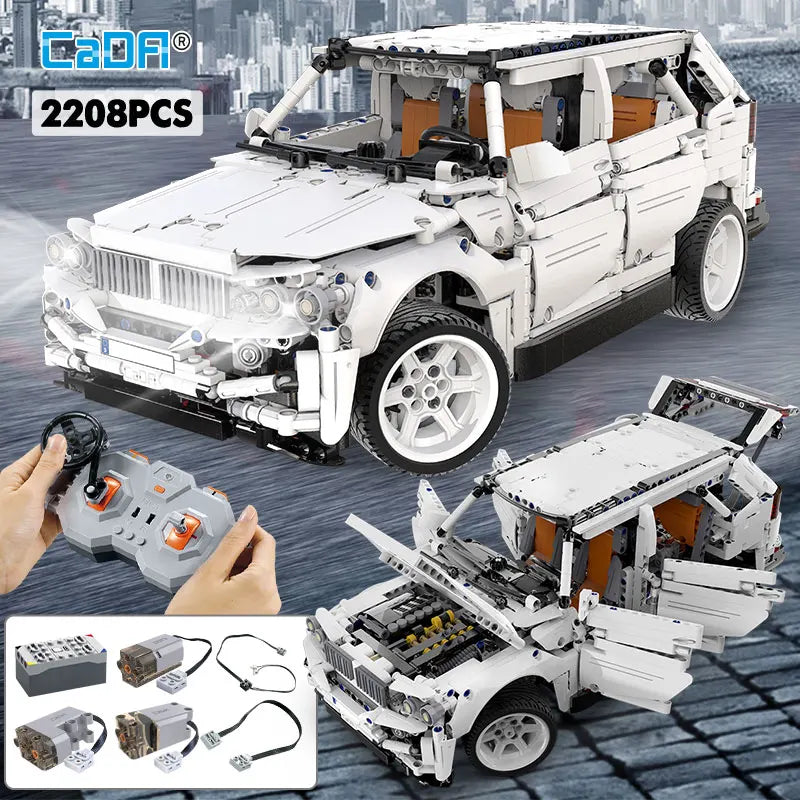 CADA 2208PCS Remote Control Off-Road SUV Building Blocks for Kids