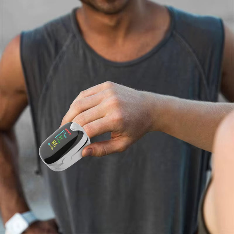 Finger Pulse Oximeter - Accurate Blood Oxygen & Heart Rate Monitor