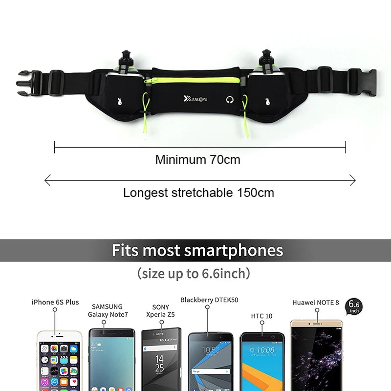 ReFire Gear Marathon Running Waist Pack for Phone & Water Bottle