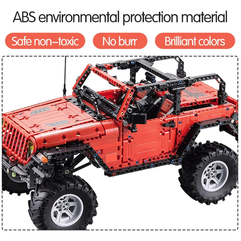 Cada 1941PCS 2.4G Off-Road RC Car Building Blocks for Kids