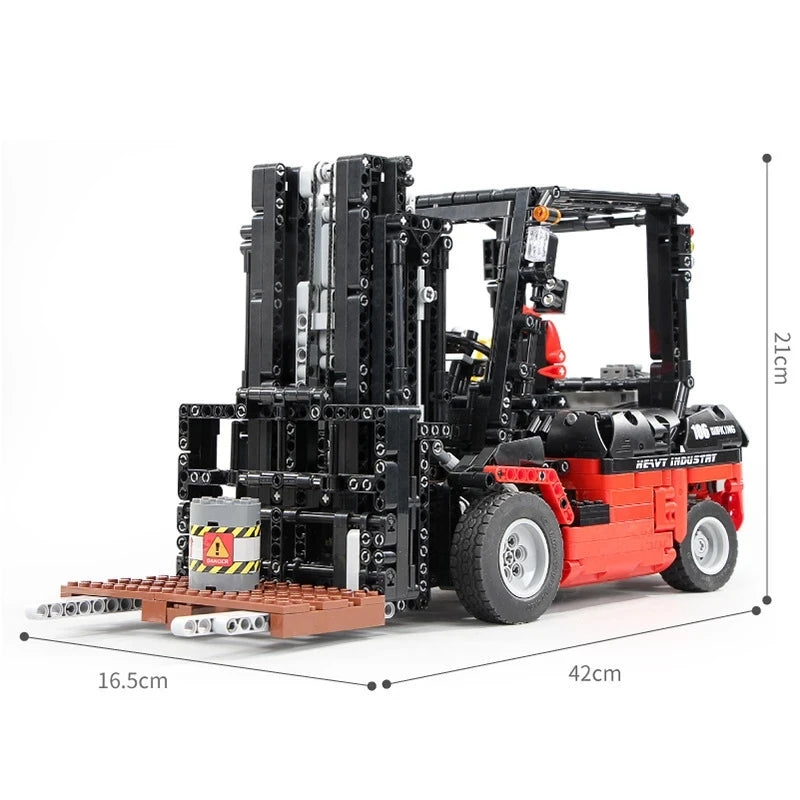 Mould King Motor Power Forklift Mk II Building Blocks - Engaging Toy Set