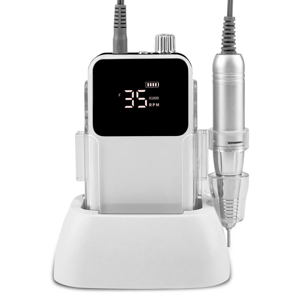 SIMINAIL Rechargeable Nail Drill - 35,000 RPM Electric File Machine