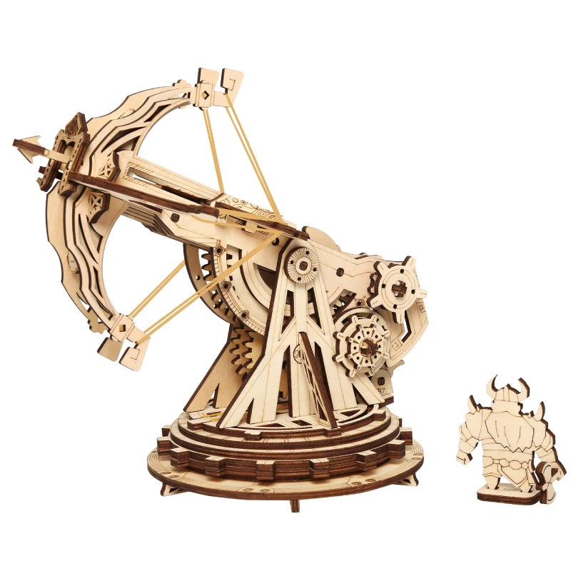 Robotime 3D Wooden Medieval Siege Model Kit - Perfect for Ages 14+