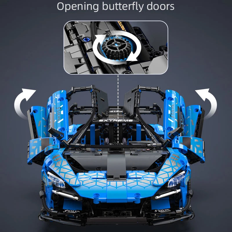 Cada 2088pcs Remote Control Sports Racing Car Building Blocks Toy