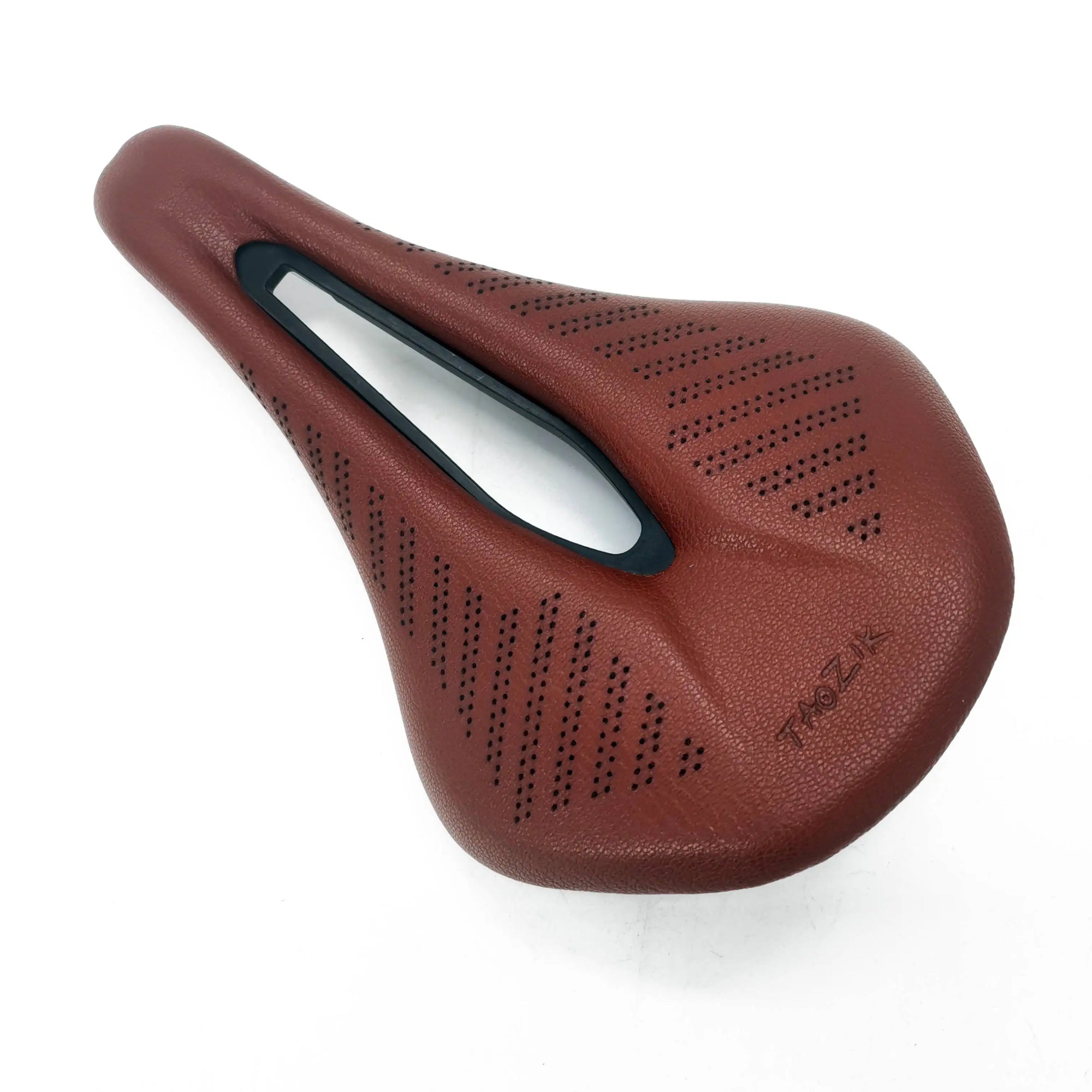 Comfortable Ultralight Bicycle Saddle - Breathable PU Retro Design