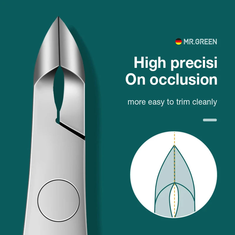 MR.GREEN Cuticle Nipper Scissors - Precision Manicure Tool