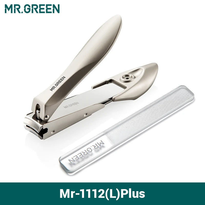MR.GREEN Ergonomic Anti-Splash Nail Clippers – Ultimate Manicure Tool