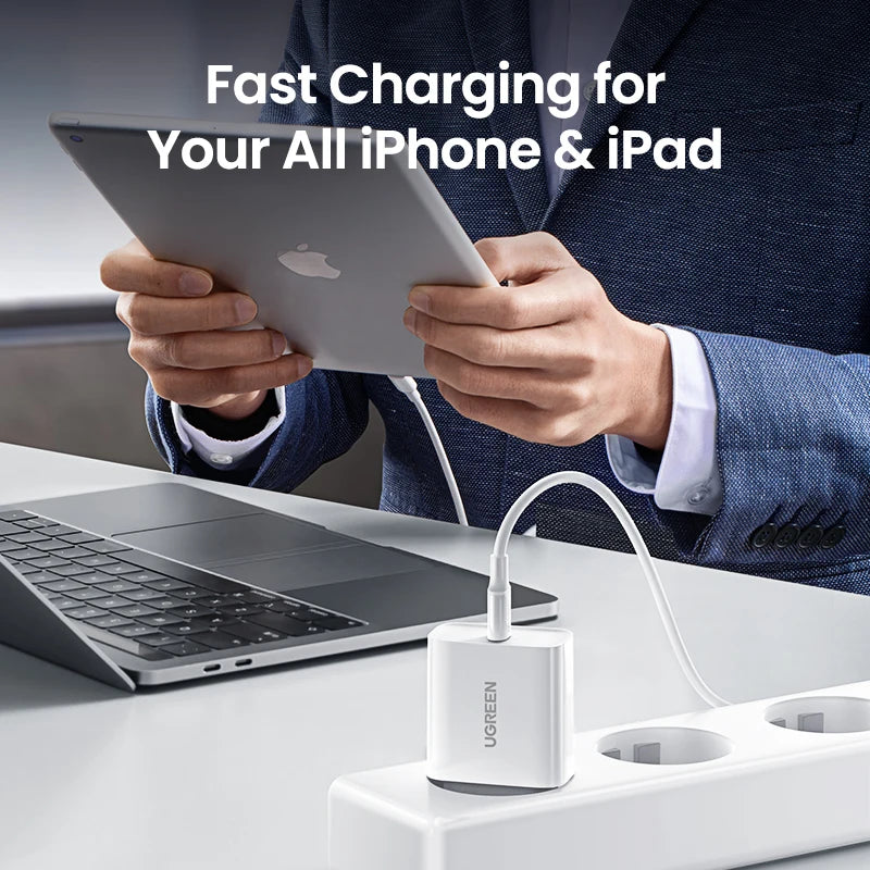 UGREEN 20W USB-C Fast Charger for Quick Device Charging