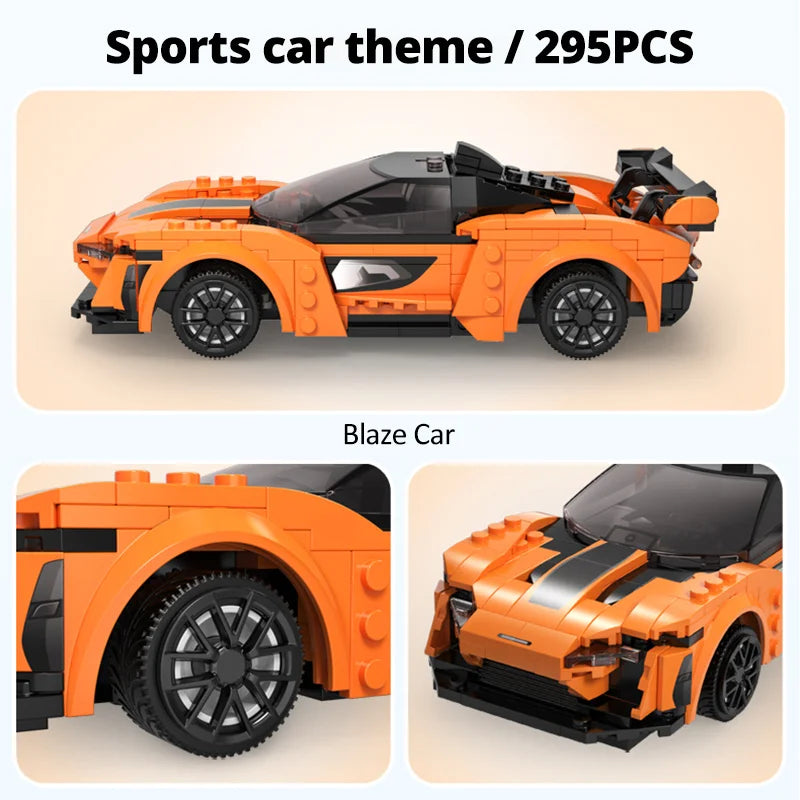 CaDA APP Programming Remote Control Sports Car Building Blocks