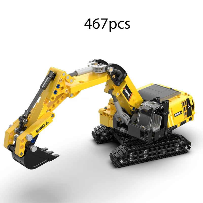 Cada 693Pcs Multifunctional Wheel Loader Building Blocks for Kids