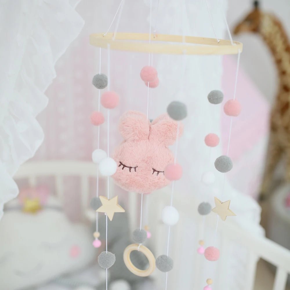 DHDH Baby Musical Mobile Rattle for Cribs - Soft Toy Carousel