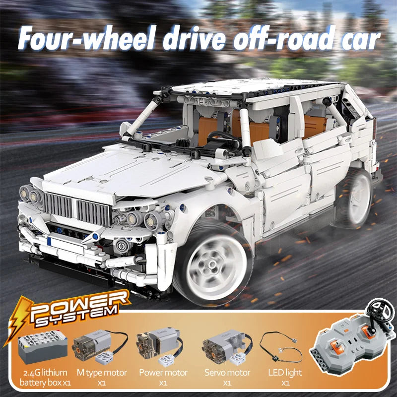 CADA 2208PCS Remote Control Off-Road SUV Building Blocks for Kids