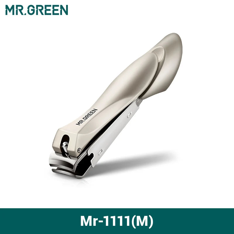 MR.GREEN Ergonomic Anti-Splash Nail Clippers – Ultimate Manicure Tool