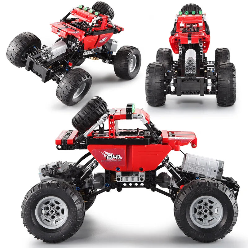 Cada 489PCS All-Terrain RC Climbing Car Building Blocks for Kids