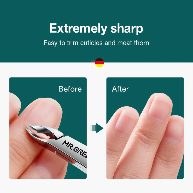 MR.GREEN Cuticle Nipper Scissors - Precision Manicure Tool