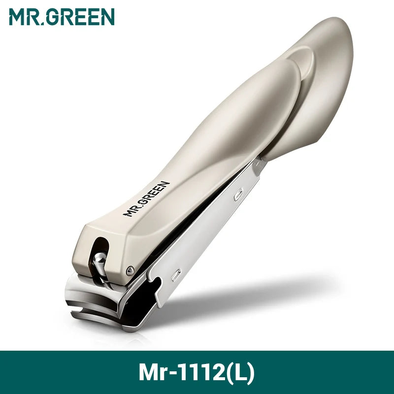 MR.GREEN Ergonomic Anti-Splash Nail Clippers – Ultimate Manicure Tool