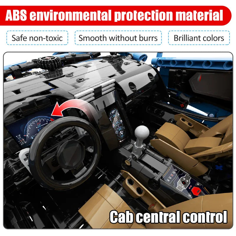 CADA 3842PCS City Racing Car Building Blocks - Ultimate Fun for Kids