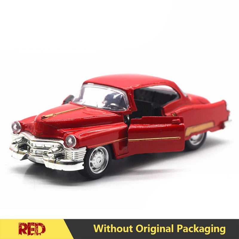 1:32 Diecast Cadillac Vintage Car Model - Classic Pull Back Vehicle