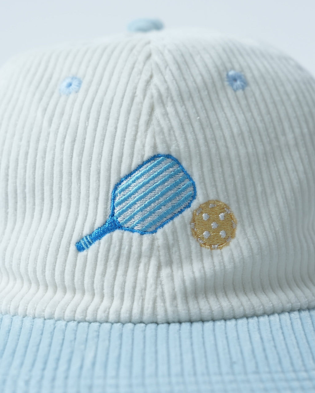 Pickleball Champ Corduroy Hat - Vintage Style & Adjustable Fit
