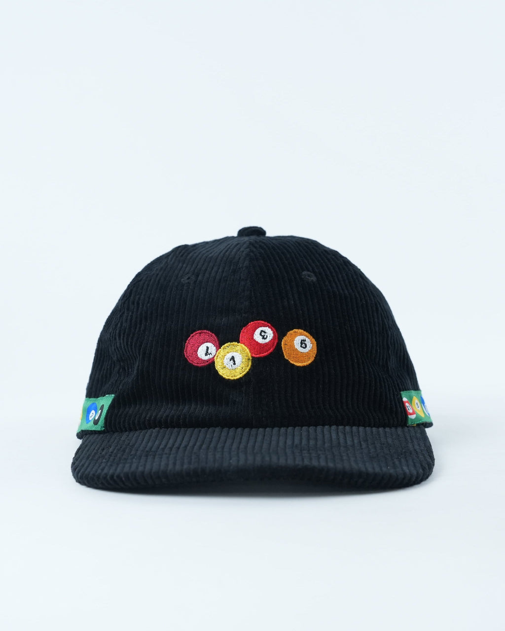 Retro Pool Shark Hat - Vintage Corduroy Cap with Iconic Design