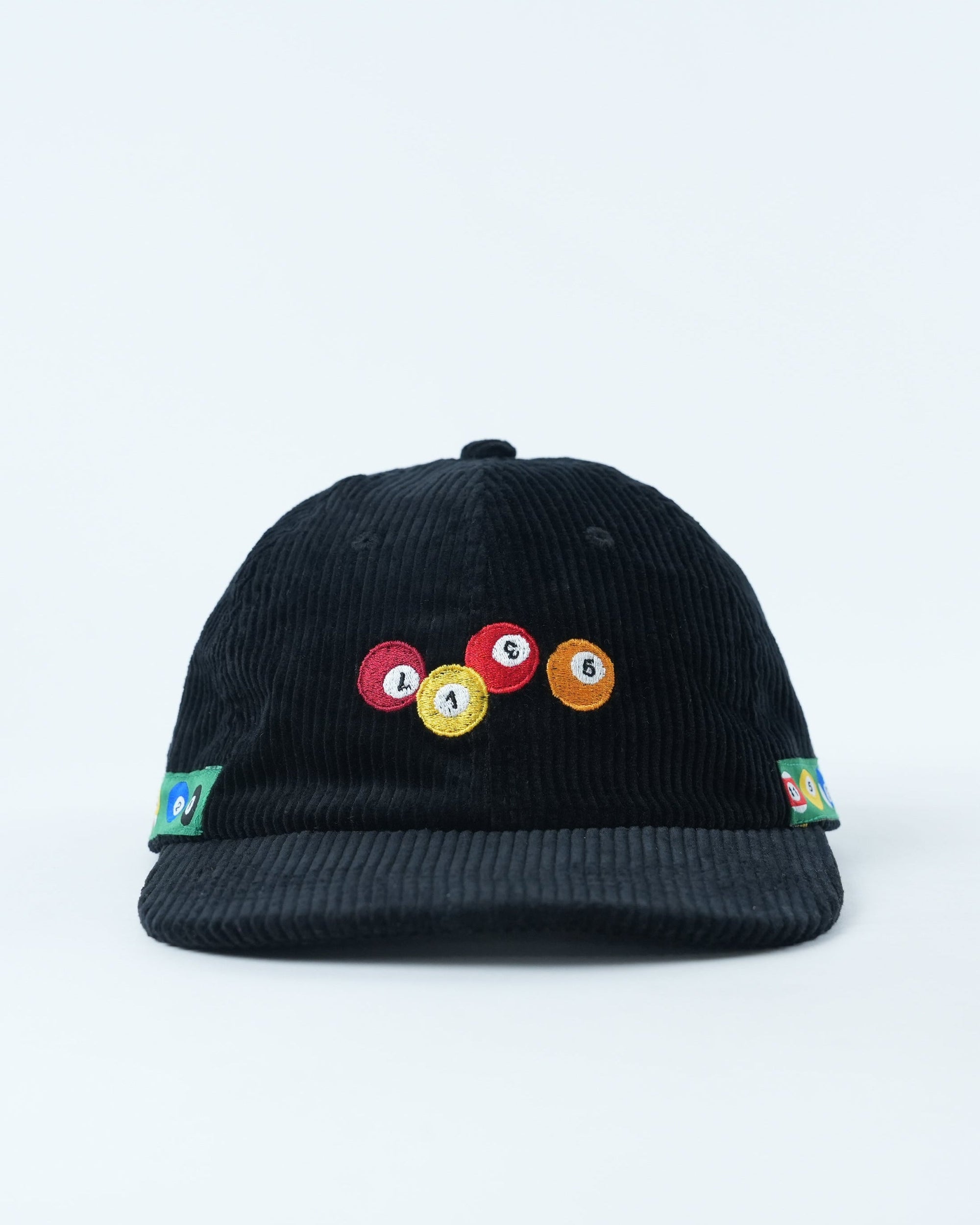 Retro Pool Shark Hat - Vintage Corduroy Cap with Iconic Design