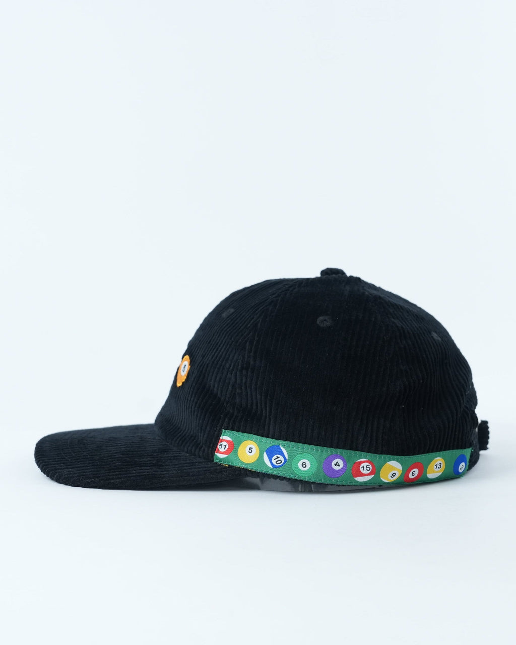 Retro Pool Shark Hat - Vintage Corduroy Cap with Iconic Design