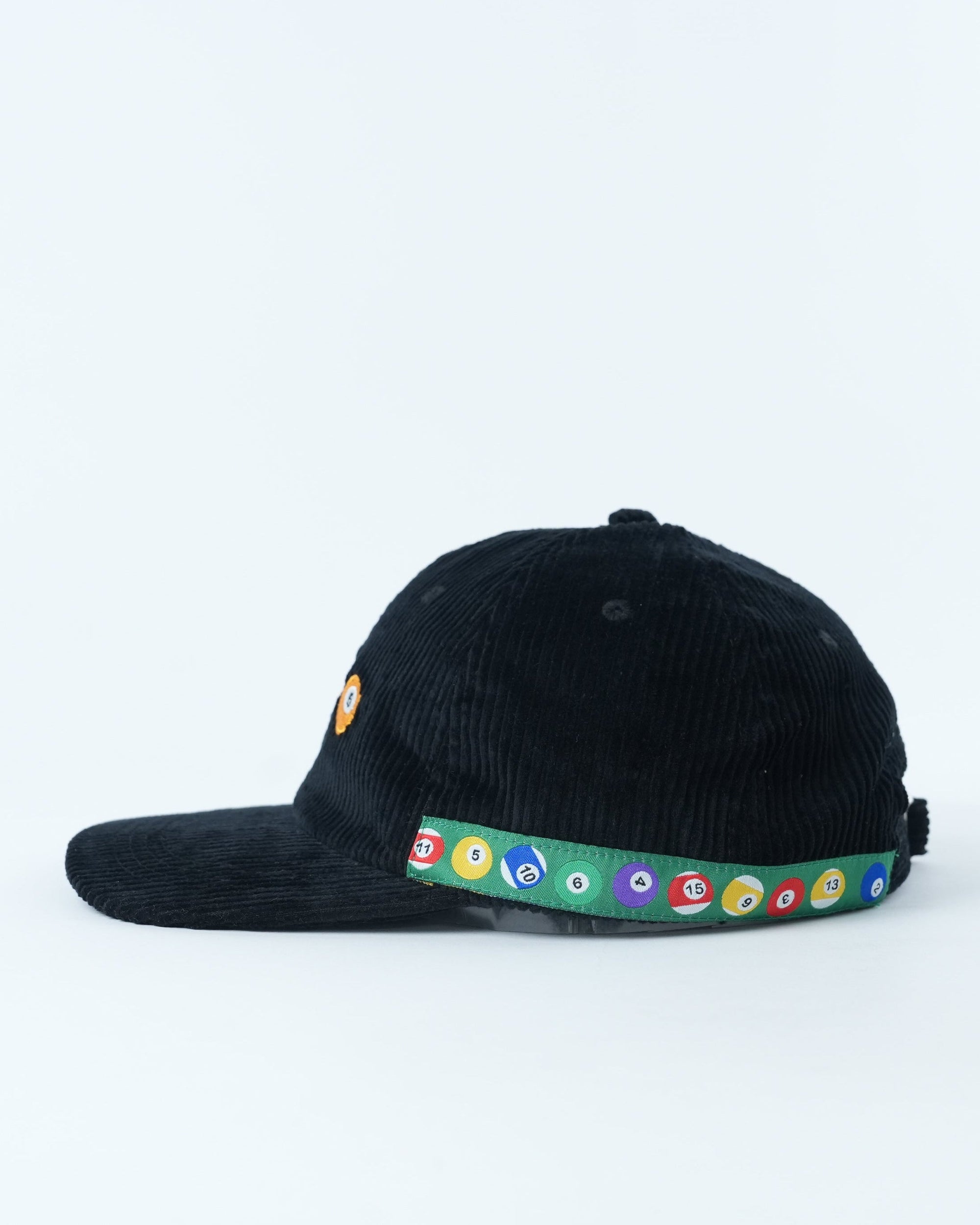 Retro Pool Shark Hat - Vintage Corduroy Cap with Iconic Design