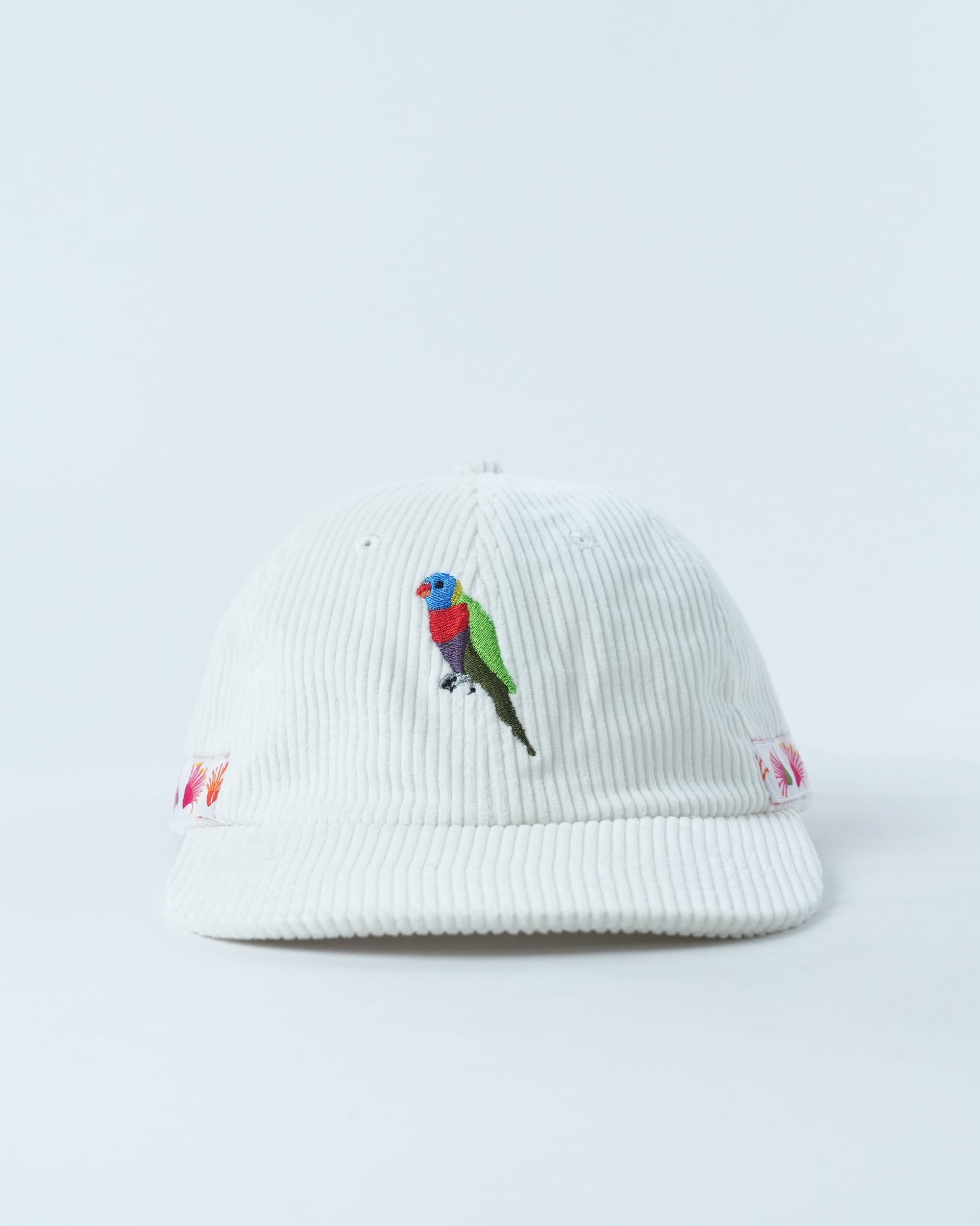 Vibrant Rainbow Lorikeet Cap - Retro 70's Style