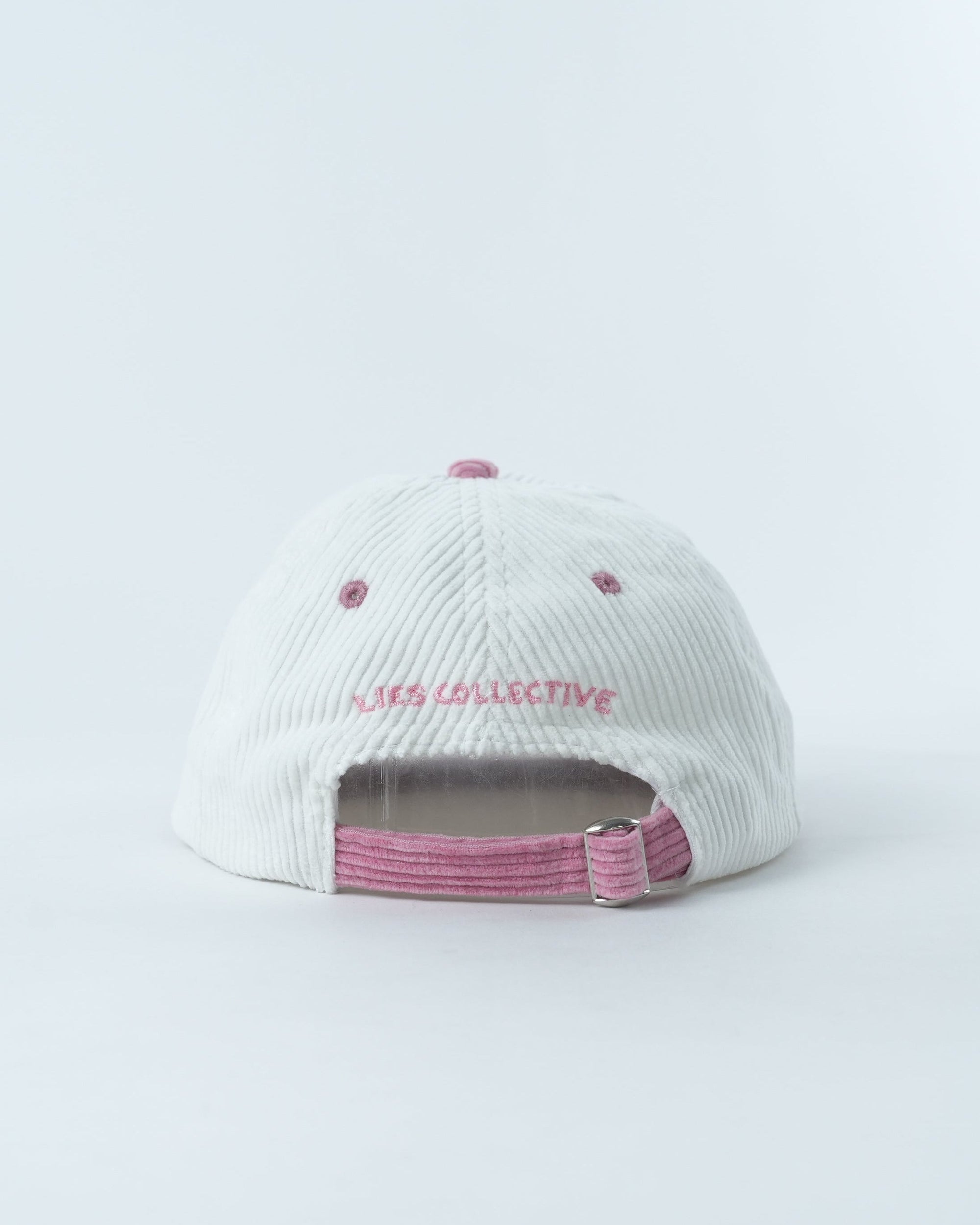 Pink Cockatoo Cap - Retro Corduroy 6 Panel Adjustable Hat