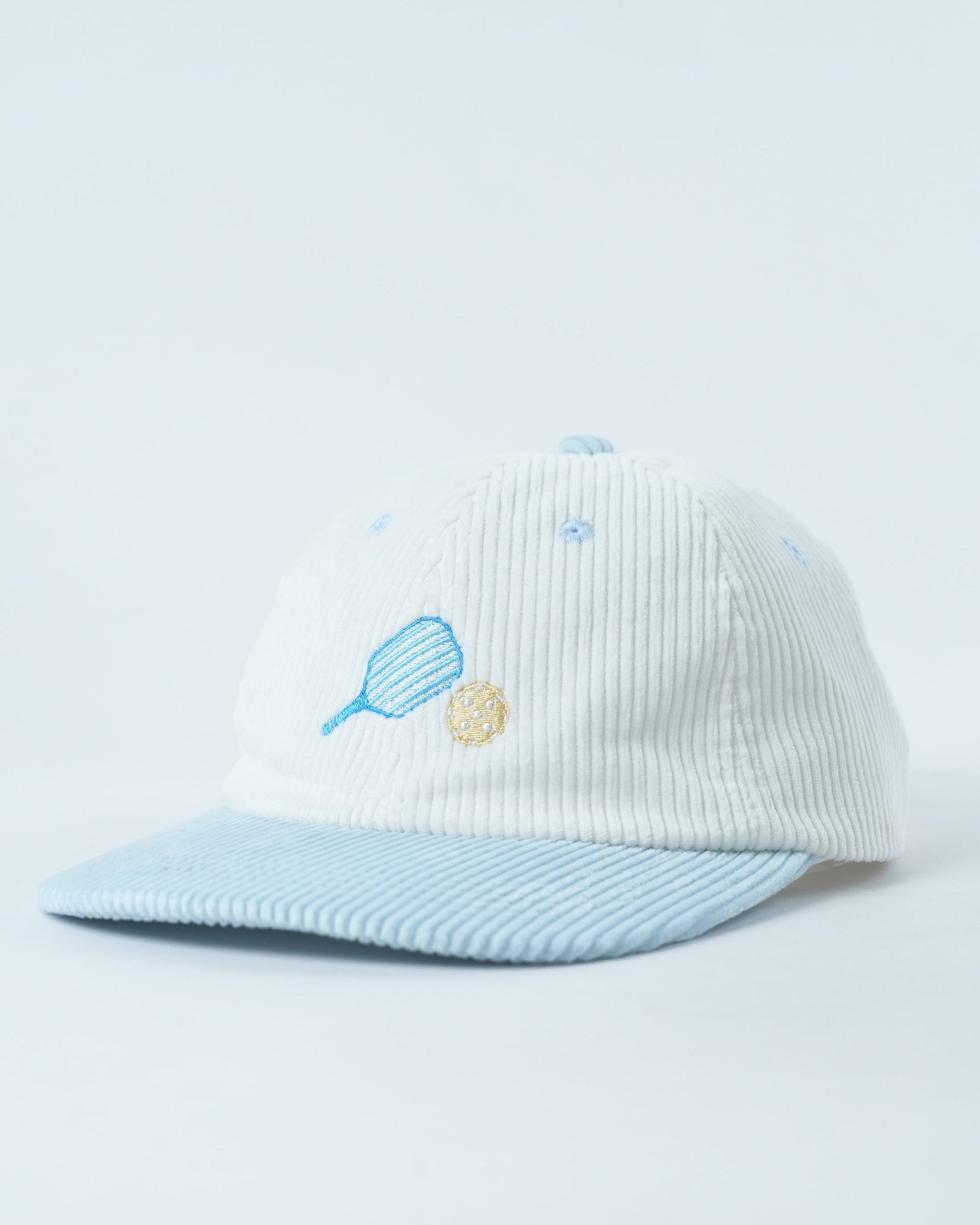 Pickleball Champ Corduroy Hat - Vintage Style & Adjustable Fit