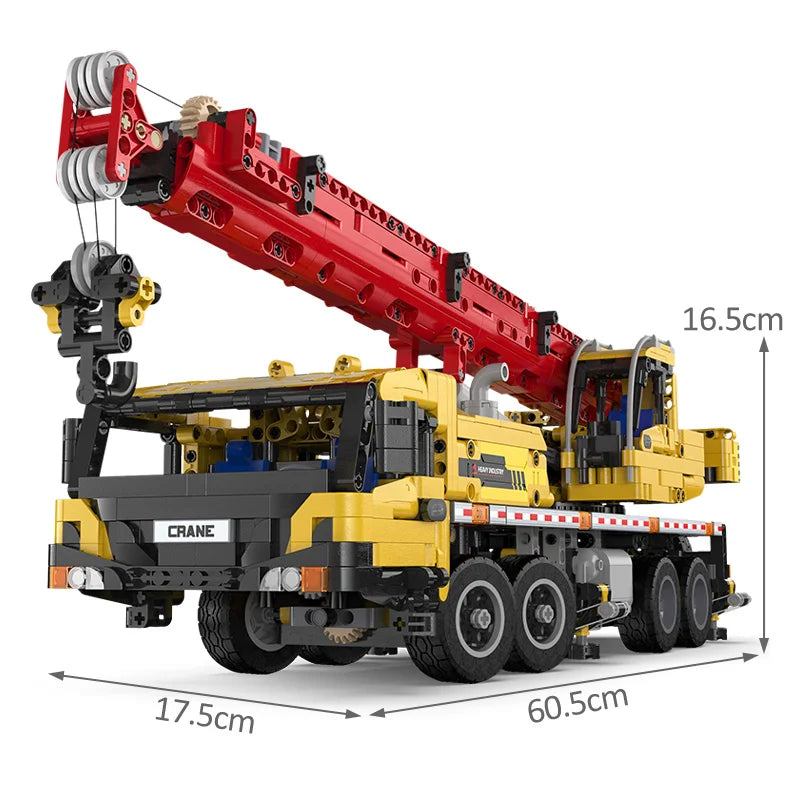 CaDA Remote Control Mobile Crane Building Blocks Set for Kids