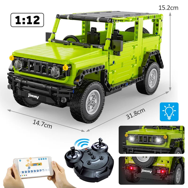 Cada RC Off-Road SUV Building Block Car - Fun & Educational Toy
