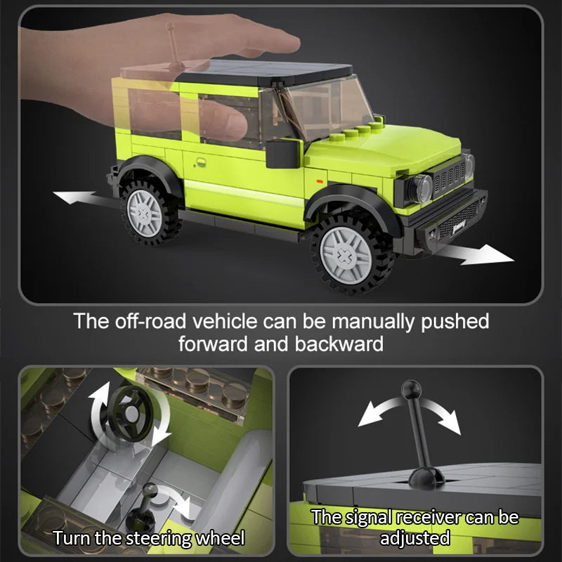 Cada 1:24 Off-Road SUV Building Blocks - Fun & Engaging Toy Set