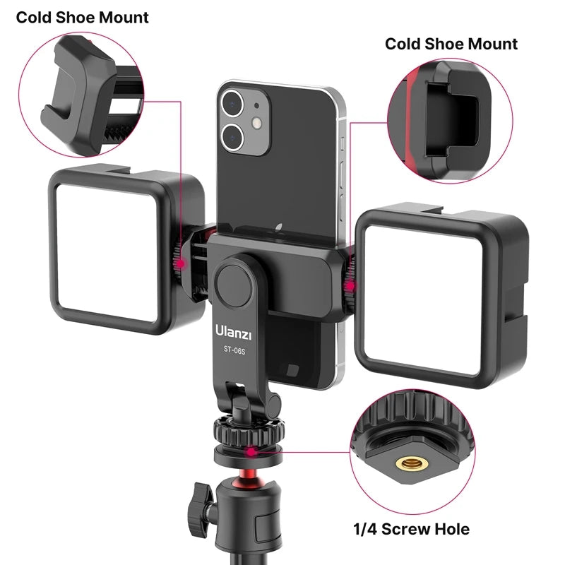 Ulanzi ST-06S Adjustable Phone Mount for Vertical & Horizontal Shooting