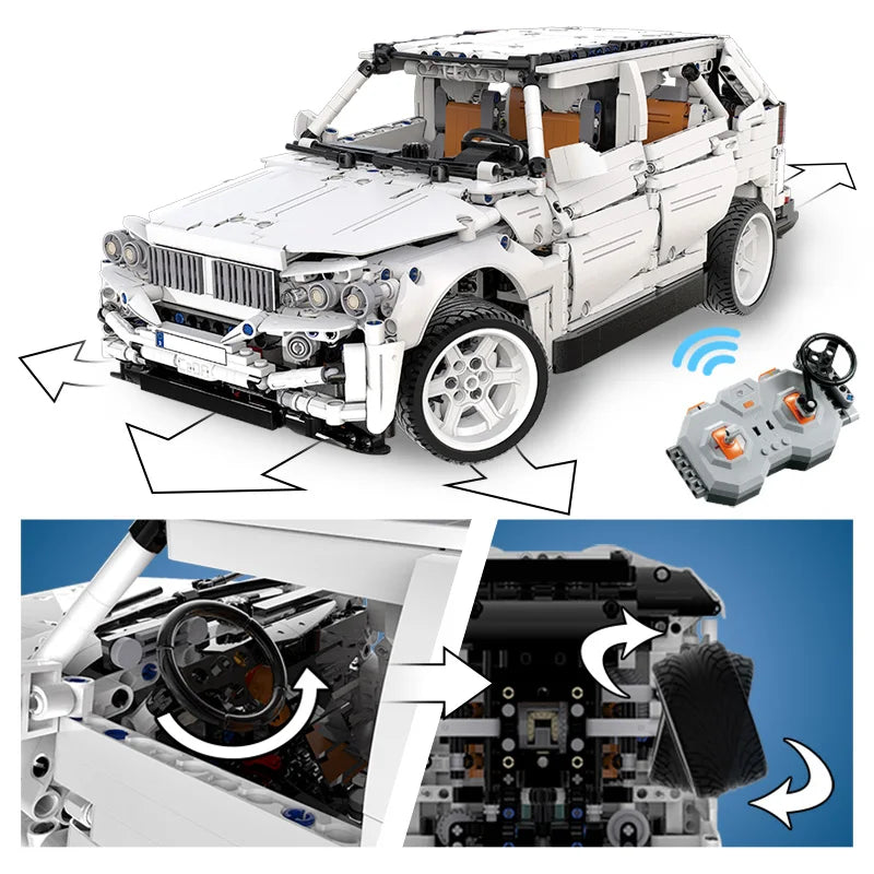 CADA 2208PCS Remote Control Off-Road SUV Building Blocks for Kids