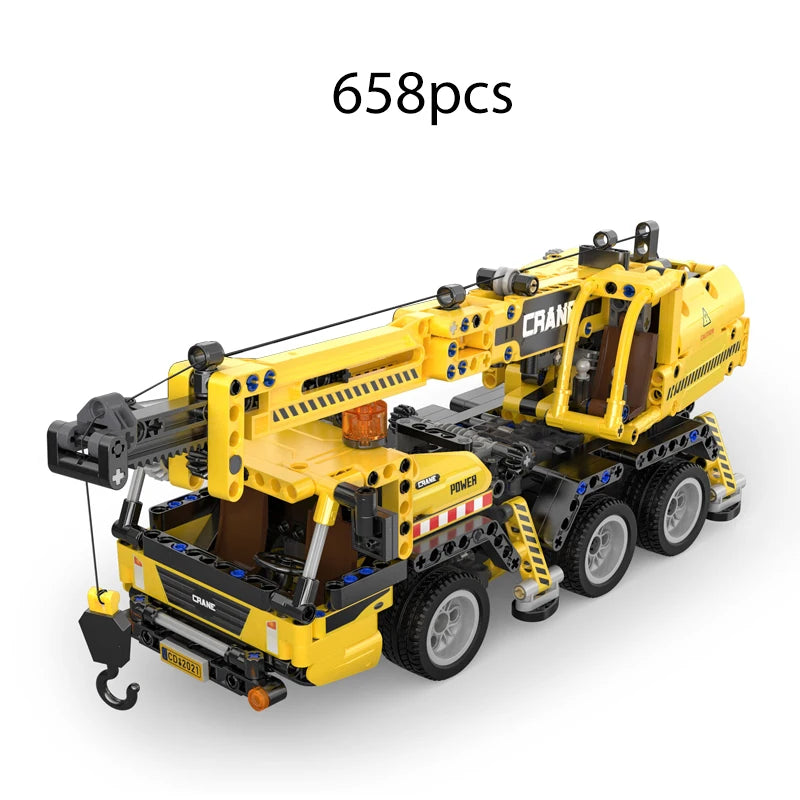 Cada 693Pcs Multifunctional Wheel Loader Building Blocks for Kids