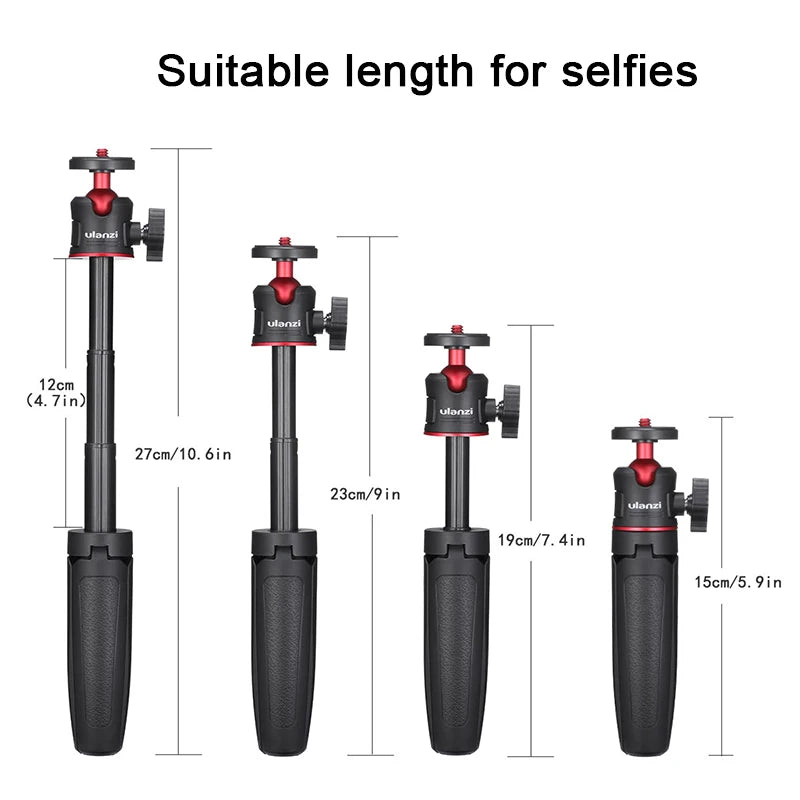 Ulanzi MT-08 Mini Tripod Kit with Phone Mount for DSLR & Smartphones