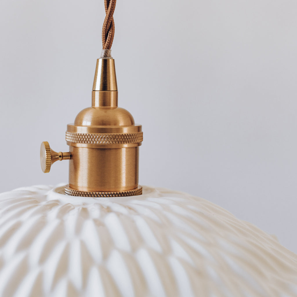 Hope Ceramic Textured Pendant Light - Chic & Modern Design