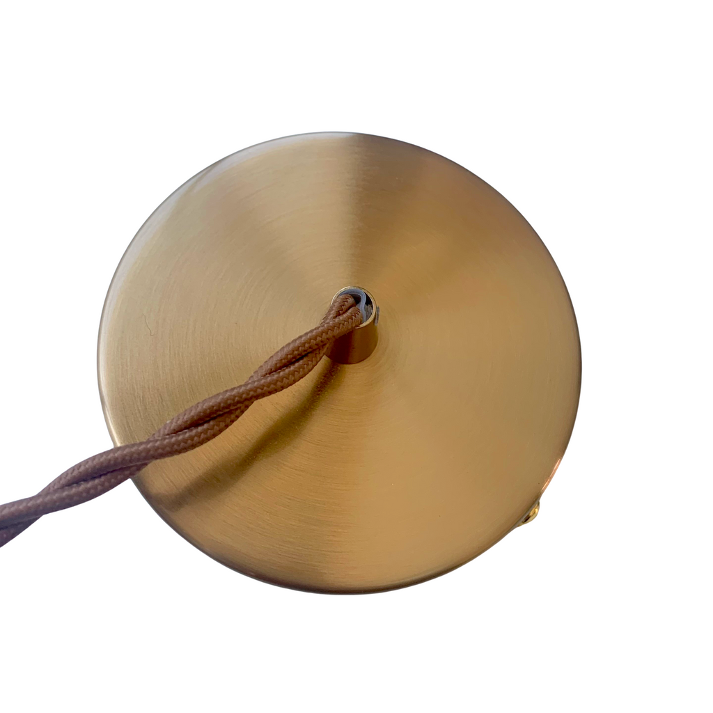Amy Vintage Pendant Light - Elegant Glass Shade & Adjustable Cord