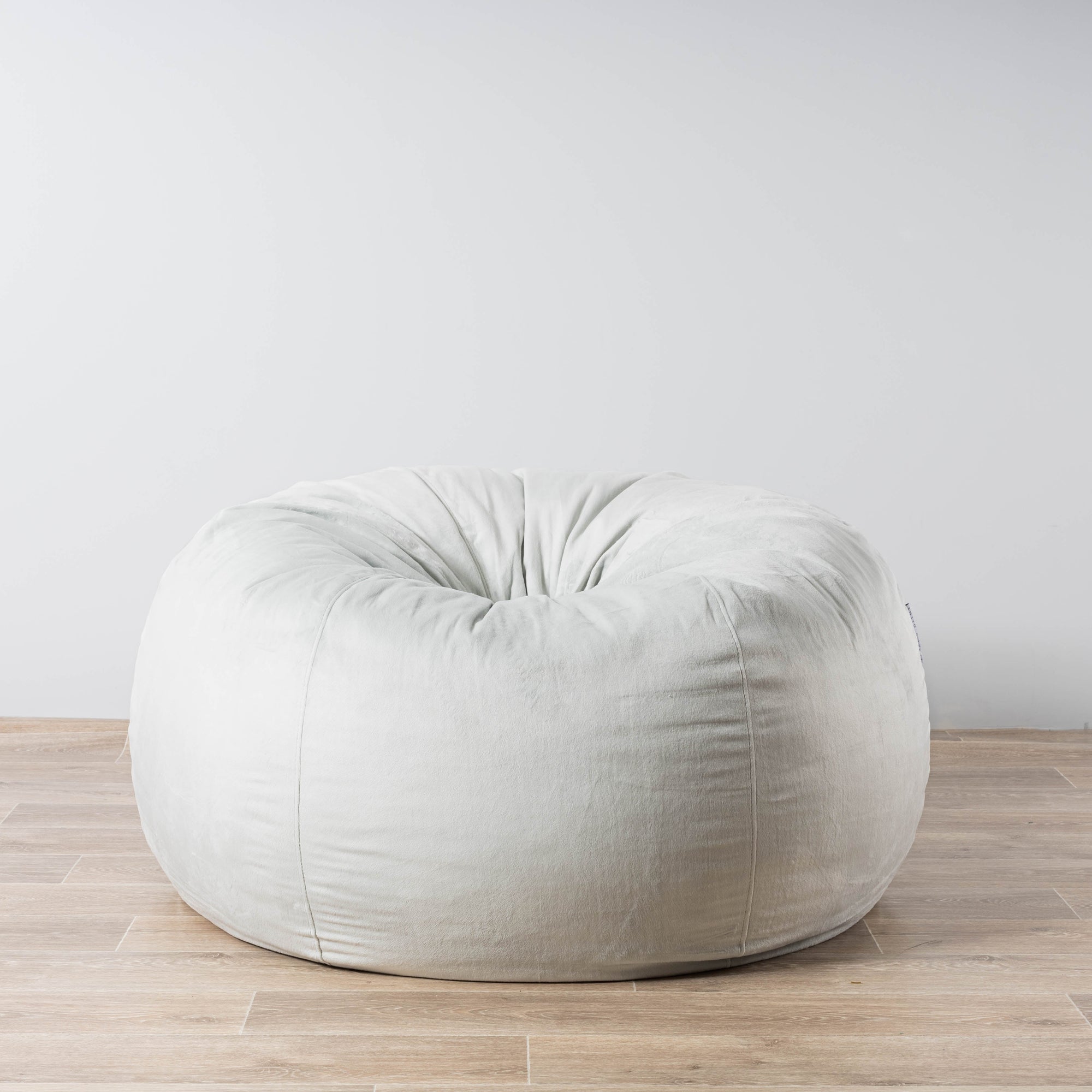Pierre Fur Silver Grey Bean Bag - Comfort & Style for Any Space
