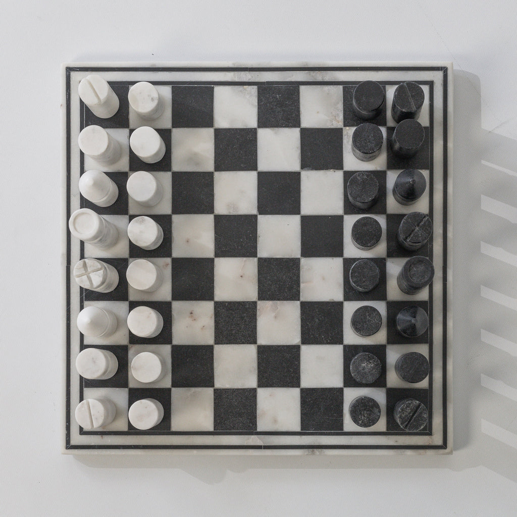 Inlay Marble Chess Set