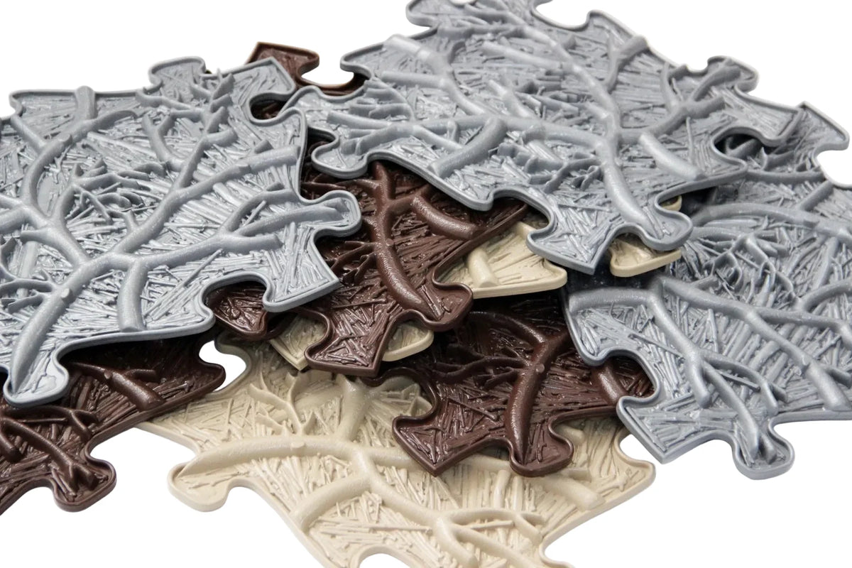 Roots Sensory Play Mat Set – Nature-Inspired 9-Piece Eco-Friendly Tiles