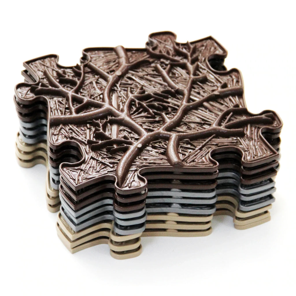 Roots Sensory Play Mat Set – Nature-Inspired 9-Piece Eco-Friendly Tiles