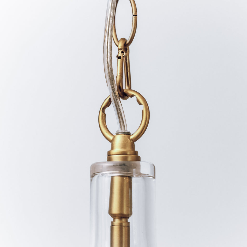 Kendal Gold Glass Pendant Light - Timeless Elegance