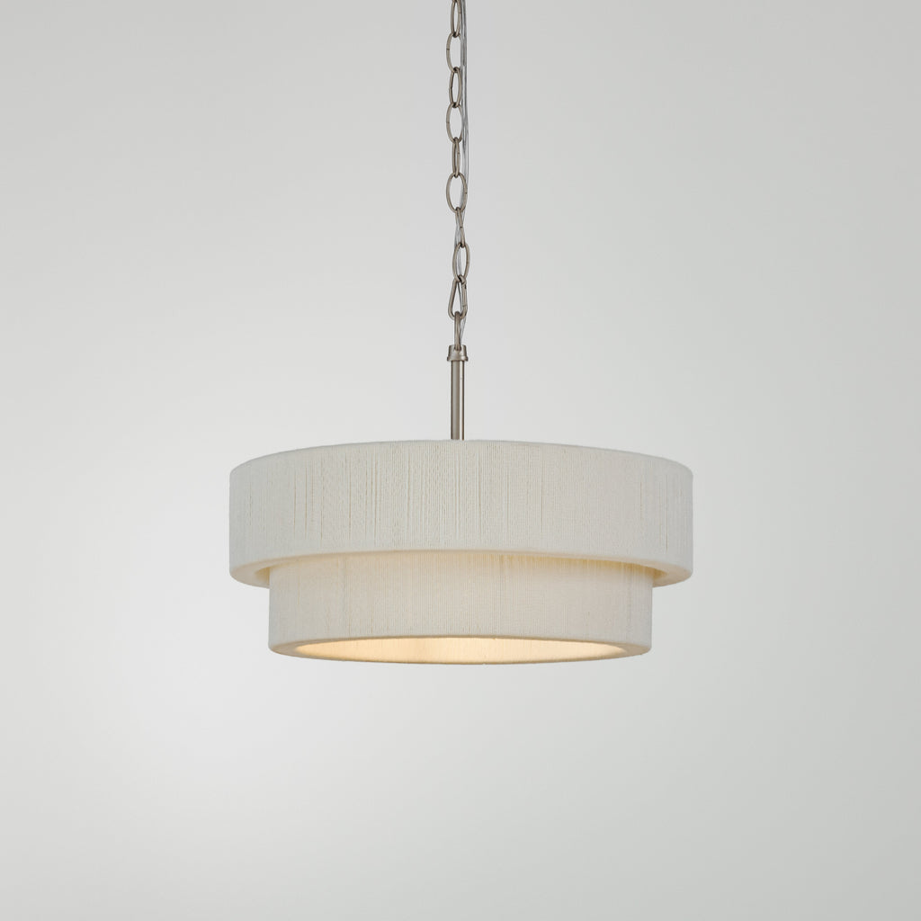 Sorrento Double Tiered Rope Chandelier - Modern Coastal Elegance