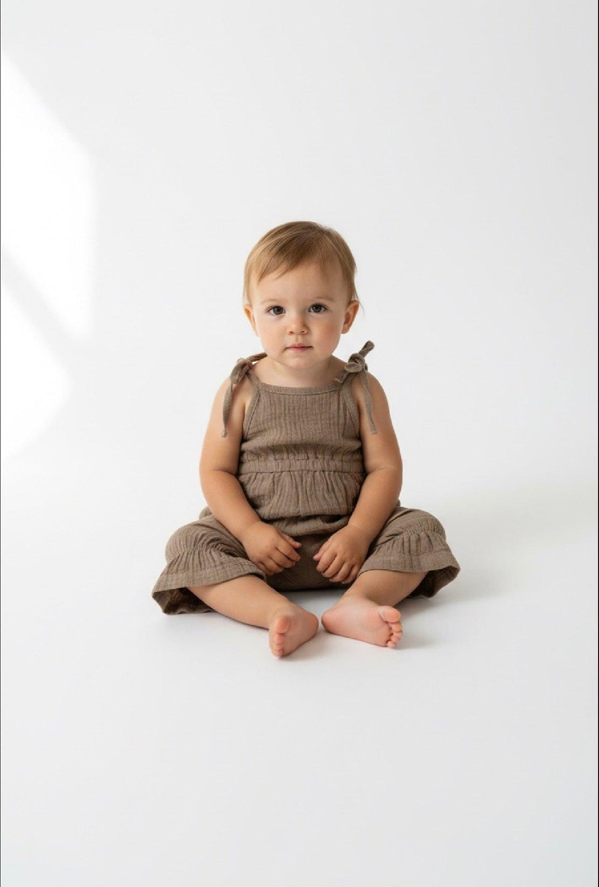 Mamīta Khaki Jumpsuit for Stylish Comfort - Eco-Friendly Design